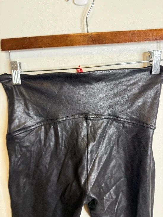 SPANX Black Leggings metallic size xl - Picture 5 of 7